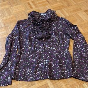 Henry Cottons  Purple Ruffled Women's Top